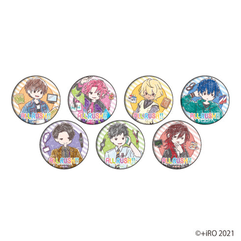 『ALL RUSH!!』缶バッジ 01/BOX (全7種)(グラフアート)